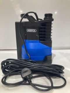 DRAPER 230V SUBMERSIBLE WATER PUMP WITH INTEGRATED FLOAT SWITCH