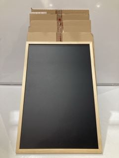 6 X OFFICE BASIC CHALKBOARD BLACK 60X40 PINE FRAME