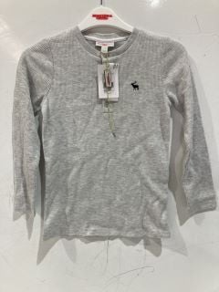 3 X THE WHITE COMPANY CHILDRENS CLOTHING ITEMS TO INCLUDE WAFFLE HENLEY PYJAMA 7-8 YEARS TOTAL RRP £75