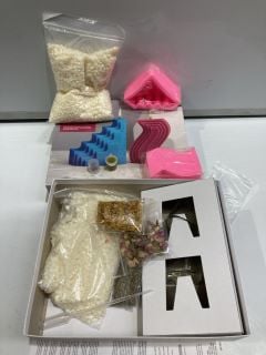 BOX OF ASSORTED ITEMS TO INCLUDE ART DECO CANDLE KIT RRP £150