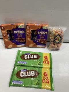 BOX OF ASSORTED ITEMS TO INCLUDE CADBURY BRUNCH NUTS PEANUT & ALMOND RRP £100