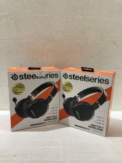 2 X STEELSERIES ARCTIS 1 WIRELESS GAMING HEADSET TOTAL RRP £220