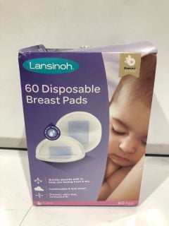 QTY OF ASSORTED ITEMS TO INCLUDE 60 DISPOSABLE BREAST PADS