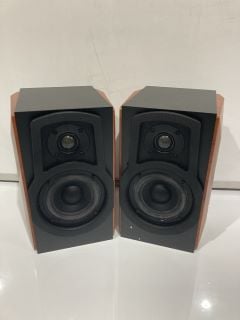 2 X 50W ACTIVE-PASSIVE BOOKSHELF SPEAKERS