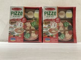 2 X PIZZA PLAYSET RRP £80