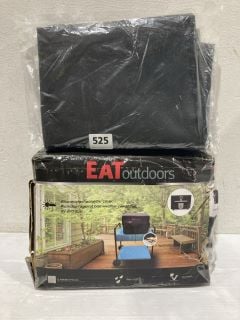 QTY OF ASSORTED ITEMS TO INCLUDE EAT OUTDOOR GRILL COVERING