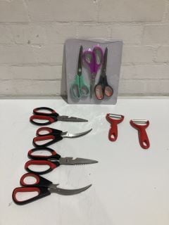 QTY OF ITEMS INCLUDING WINMOR MULTI-PURPOSE SCISSORS  18 PLUS ID MAY BE REQUIRED