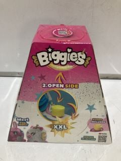 QTY OF ITEMS INCLUDING BIGGIES XXL SIZE TOY