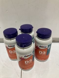 QTY OF ITEMS INCLUDING NOW D3 VITAMINS ANGELS