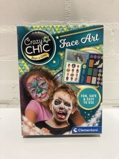 12 X CRAZY CHIC BOYS AND GIRLS FACE ART