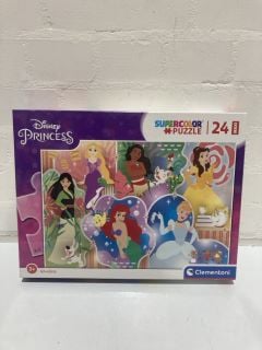 6 X DISNEY PRINCESS SUPER COLOR PUZZLE