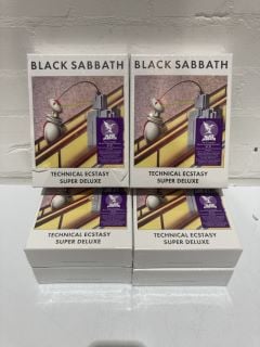 QTY OF BLACK SABBATH TECHNICAL ECSTASY SUPER DELUXE  18 PLUS ID MAY BE REQUIRED