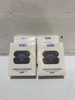 QTY OF XG-13 WIRELESS EARPHONES