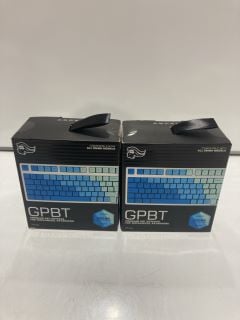 2 X GPBT PREMIUM PBT KEYCAPS OCEAN