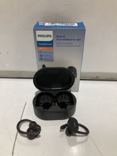 3 X PHILIPS SPORTS WIRELESS IN EAR SERIES 5000 HEADPHONES RRP £105