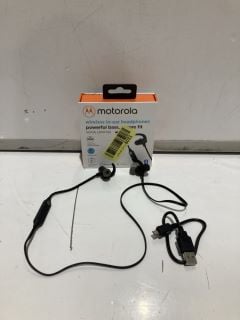 9 X MOTOROLA WIRELESS IN EAR HEADPHONES VERVE LOOP 105 RRP £179.91