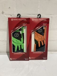 QTY OF GLOVES INCLUDING ZERO FRICTION PERFORMANCE JUNIORS RIGHT