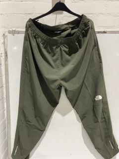 1 X THE NORTH FACE MOVEMENT TROUSERS TAUPE GREEN LARGE