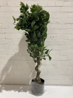 1 X LEAF ARTIFICIAL POTTED BONSAI TREE