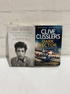 QTY OF BOOKS INCLUDING CLIVE CUSSLER'S DARK VECTOR BY GRAHAM BROWN