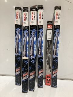 QTY OF ITEMS INCLUDING BOSCH AEROTWIN WINDOW WIPERS