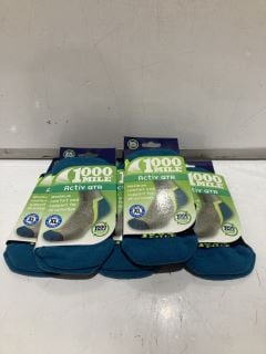 QTY OF ITEMS INCLUDING 1000 MILE ACTIV QTR SOCKS