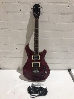 1 X VANGUARD TENOR TPP ELECTRIC GUITAR RED