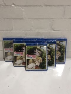 QTY OF FARMING LIFE IN ANOTHER WORLD DVDS 18 PLUS ID MAY BE REQUIRED