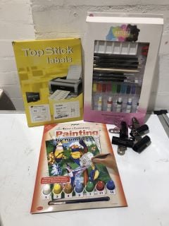 QTY OF ITEMS INCLUDING DOCRAFTS ARTISTE WATERCOLOUR STARTER SET