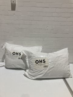 4 X OHS PACK OF 2 SOFT TOUCH PILLOW