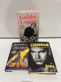 QTY OF BOOKS INCLUDING SURRENDER BY BONO