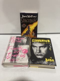 QTY OF BOOKS INCLUDING SURRENDER BY BONO