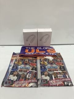 QTY OF ITEMS INCLUDING TOPPS MATCH ATTAX TRADING CARD GAME