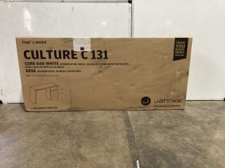 1 X CULTURE C 131 CORE OAK WHITE DESK