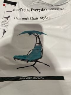 1 X HAMMOCK CHAIR AQUA