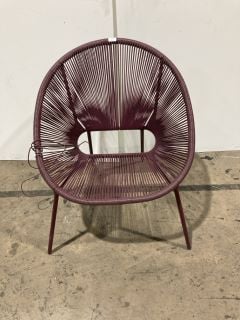 JOHN LEWIS OUTDOOR CHAIR PURPLE