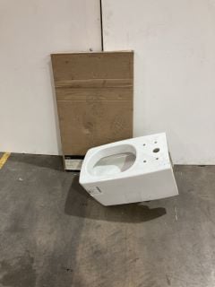 VITRA WHITE TOILET BASE WITH 500MM BACK TO WALL FASCIA