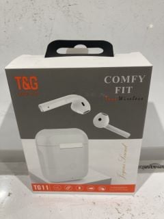 QTY OF  T&G WIRELESS FIT EARPHONES COMFY FIT