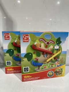 2X HAPE NUTTY SQUIRREL RAILWAY 18M+