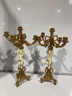 2PCS GOLD HOME FEATURE