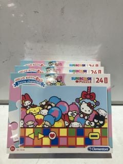 QTY OF ASSORTED ITEMS TO INCLUDE SUPER COLOUR PUZZLES HELLO KITTY SANRIO CHARACTER