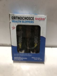 QTY OF ASSORTED ITEMS TO INCLUDE ORTHOCHOICE HEALTH SLIPPERS