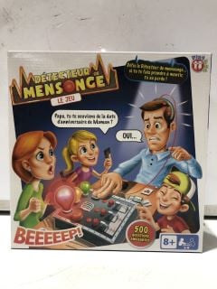 A QTY OF BOARD GAMES TO INCLUDE LIE DETECTOR THE GAME