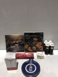 QTY OF ASSORTED ITEMS TO INCLUDE MIULY PRESS COFFEE & TEA MAKER