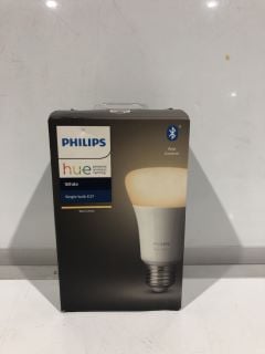 QTY OF ASSORTED ITEMS TO INCLUDE PHILLIPS WHITE SINGLE BULB E27 APP CONTROL