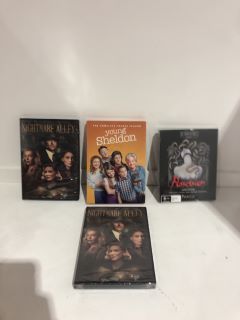 QTY OF ASSORTED CDS TO INCLUDE YOUNG SHELDON THE COMPLETE FOURTH SEASON 18+ ID BE REQUIRED