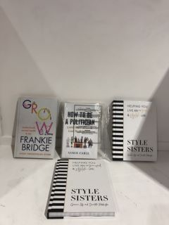 QTY OF ASSORTED BOOKS TO INCLUDE HELPING LIVE AN ORGANISED & STYLISH LIFE