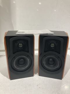 2X BOOKSHELF SPEAKERS WITH PASSIVE SPEAKER 50W