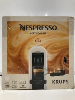 QTY OF COFFEE PRODUCTS TO INCLUDE NESPRESSO VERTUO PLUS POD COFFEE MACHINE XN903140, TO INCLUDE TASSIMO MULTIPACK DECAF PODS 105.6G BBE (04/25)