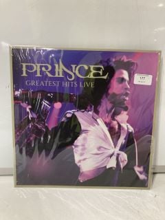 QTY OF PRINCE GREATEST HITS LIVE VINYLS